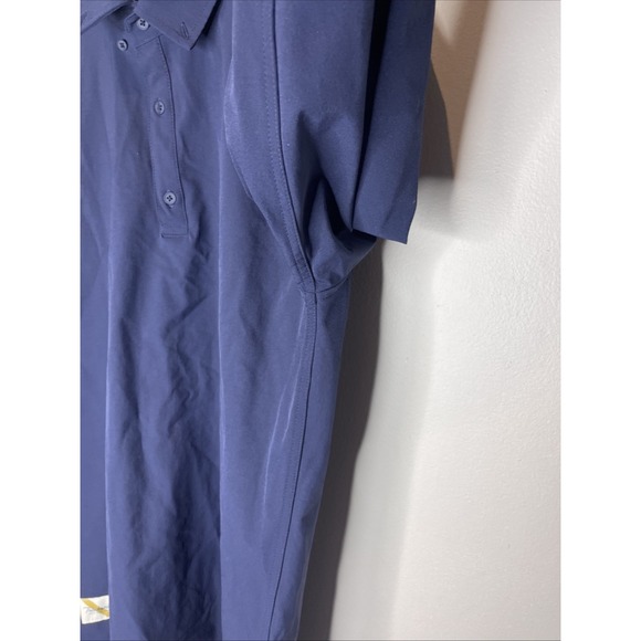 Mens Tracksmith Rapid Transit Popover Shirt in Navy Blue Small S - Picture 5 of 10